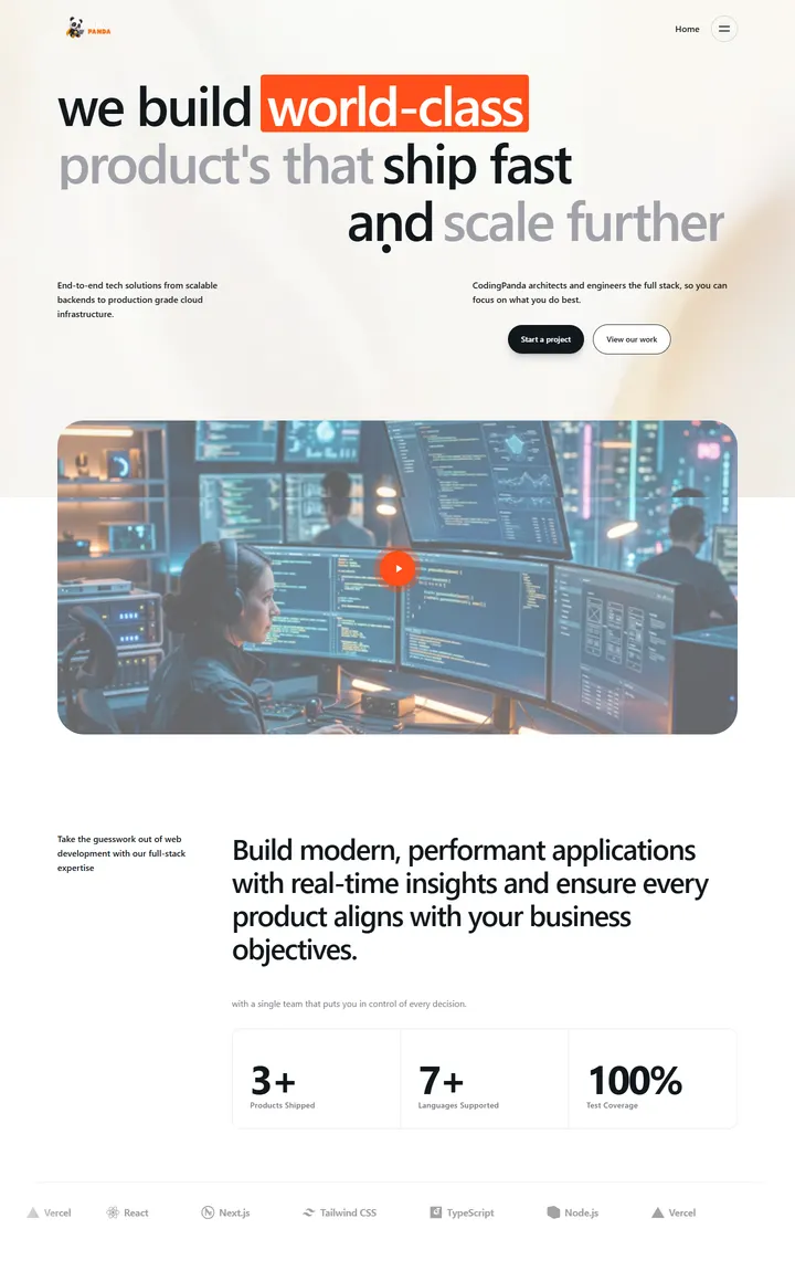 Coding Pandas Studio website